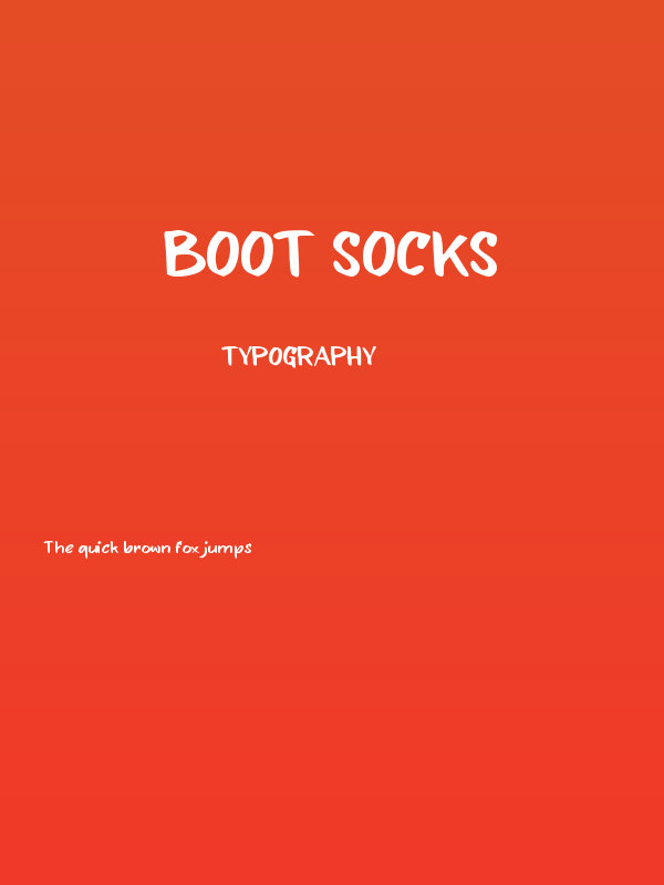 Boot Socks Poster