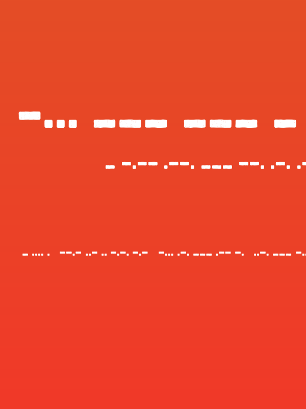 Bootcamp Morsecode Poster