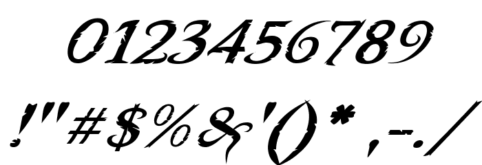 Booter - Five One Font OTHER CHARS