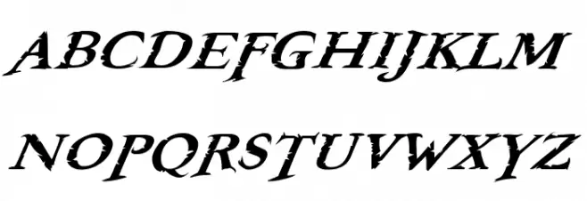 Booter - Five One Schriftart Groß