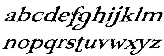 Booter - Five One Font LOWERCASE