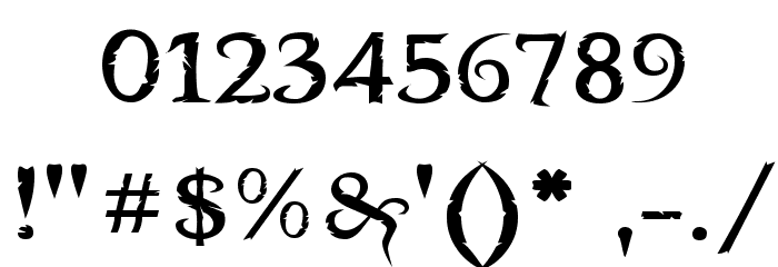 Booter - Five Zero Font Alte caractere