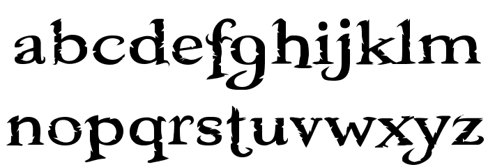 Booter - Five Zero Font Litere mici