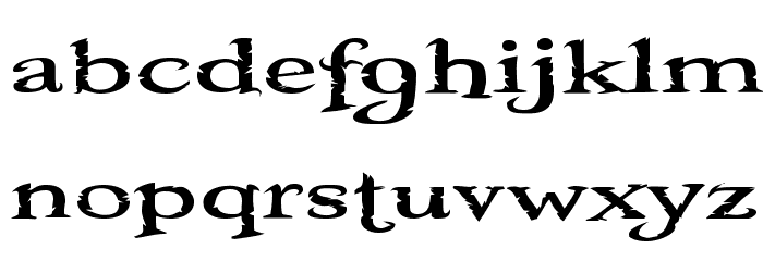 Booter - One Zero Font LOWERCASE