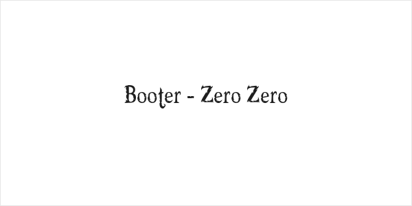 Booter - Zero Zero Logo