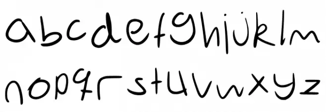 Bootleg Tim Burton Regular 字体 小写