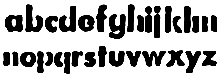 Bootleg Font LOWERCASE