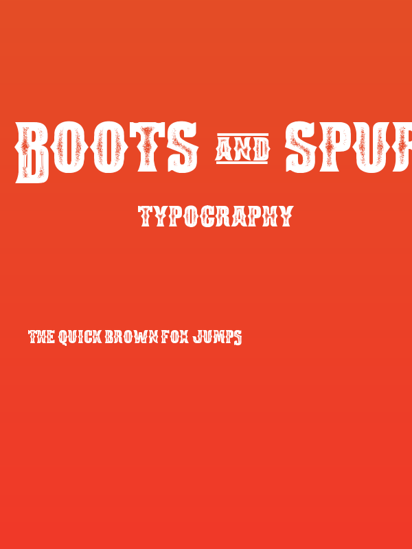 Boots & Spurs Poster