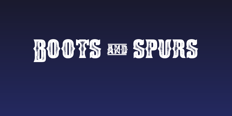 Boots & Spurs Social Header