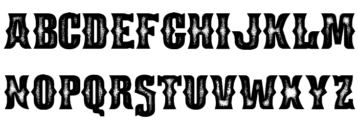 Boots & Spurs Font LOWERCASE