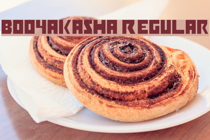 Booyakasha Regular Font examples
