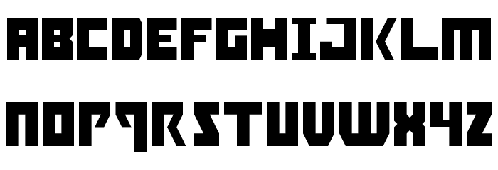 Booyakasha Regular Font LOWERCASE
