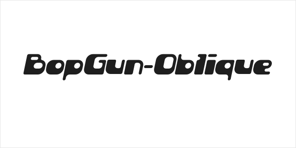 BopGun-Oblique Logo