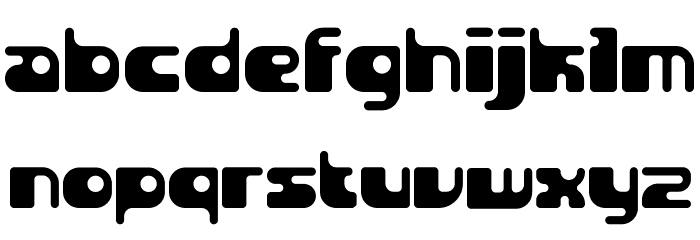 BopGun-Regular Font LOWERCASE