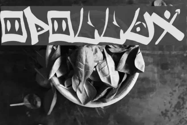 Bopollux Font examples