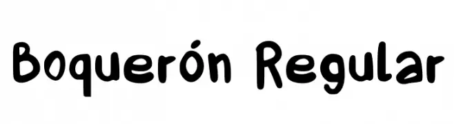 Boquerón Regular  لخطوط تنزيل