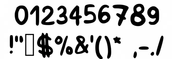 Boquerón Regular Font OTHER CHARS