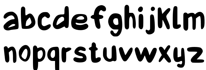 Boquerón Regular Font LOWERCASE