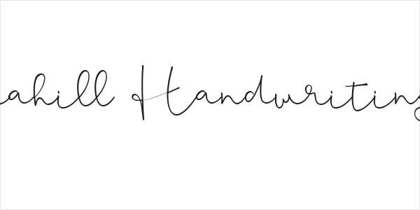 Bordeahill Handwriting Font Logo