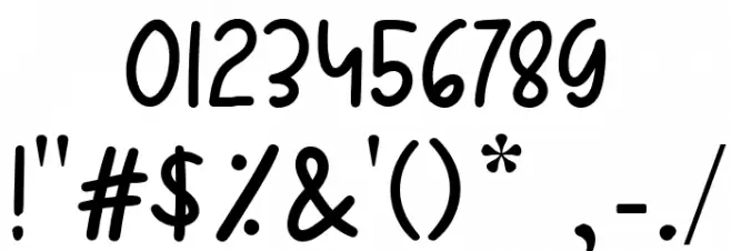 Bordeaux Font OTHER CHARS