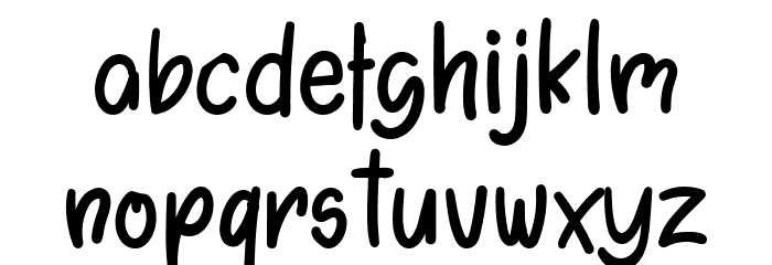Bordeaux Font LOWERCASE