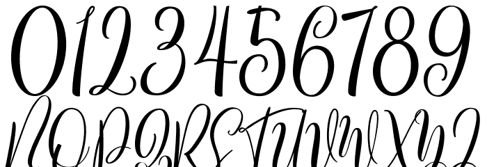 Bordellia Font OTHER CHARS