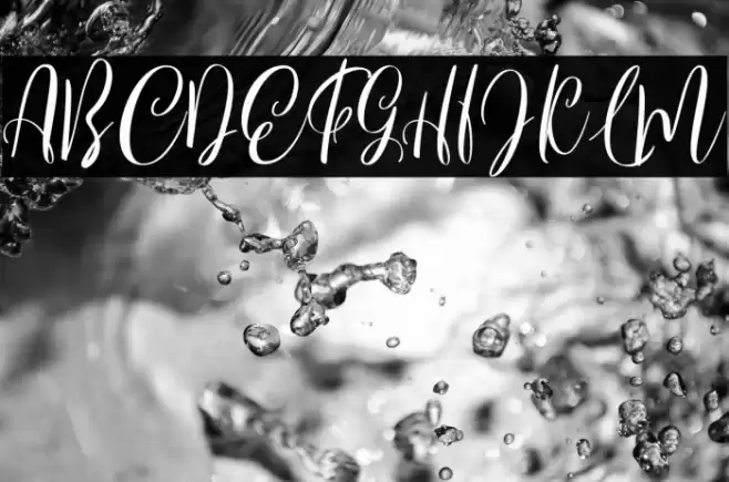 Bordellia Font examples