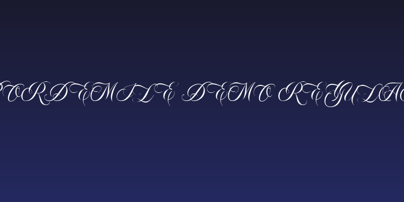 Bordemile DEMO Regular Social Header