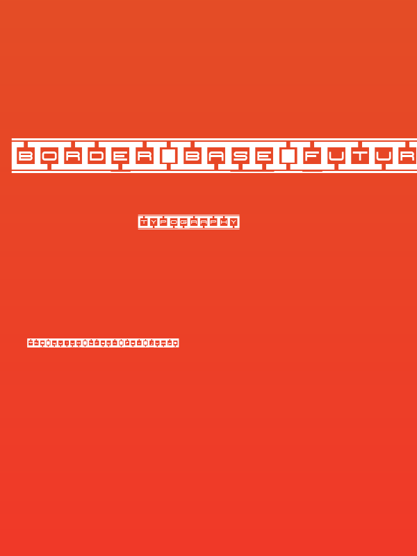 Border Base Future Poster