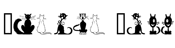 Border Cats Font