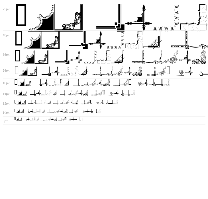 Border Corners 2 Waterfall