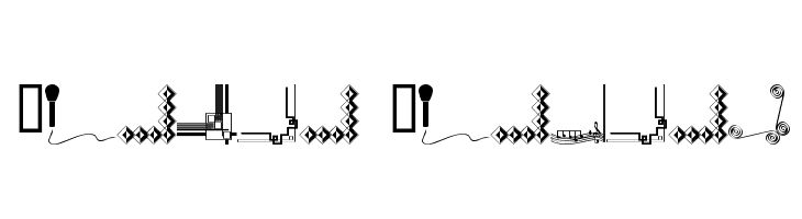 Border Corners Font