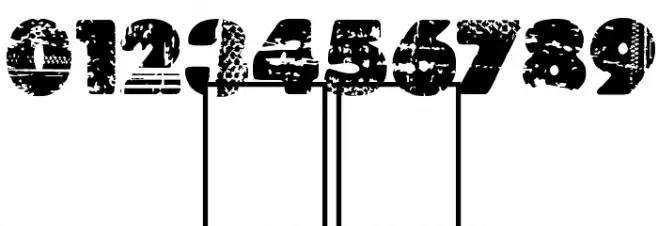 Border Line Font OTHER CHARS