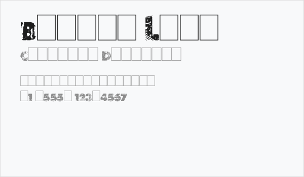 Border Line Business Card