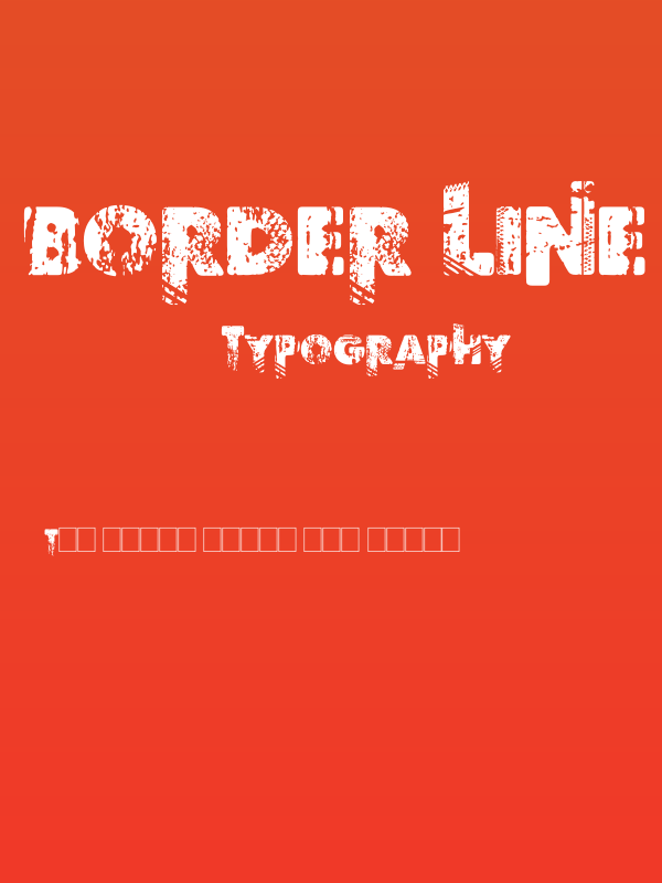 Border Line Poster