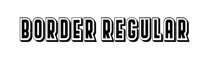 Border Regular  免费字体下载