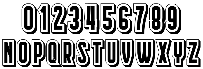 Border Regular Font OTHER CHARS