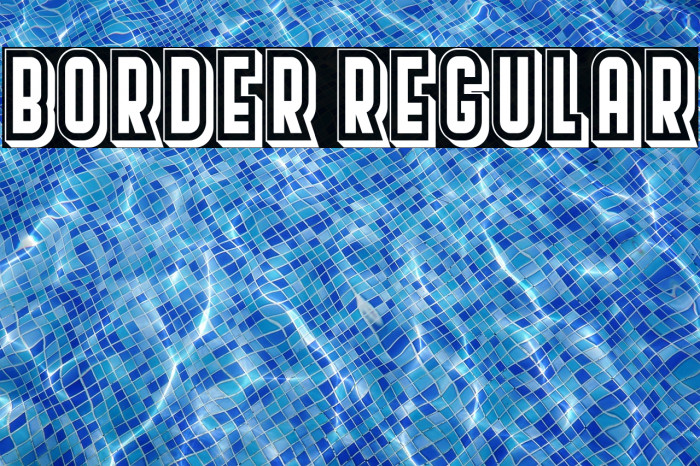 Border Regular Example 1