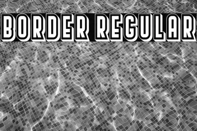Border Regular Example 1