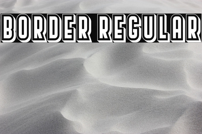 Border Regular Example 3