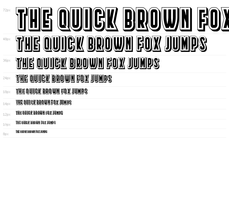 Border Regular Waterfall