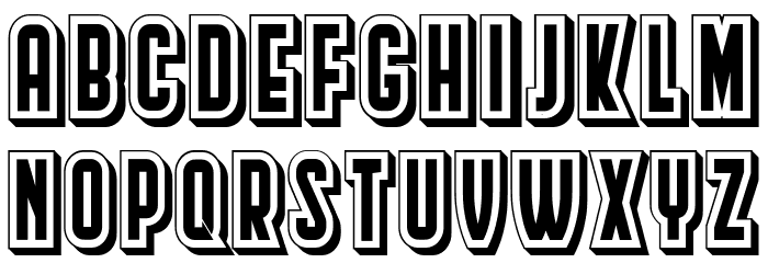 Border Regular Font LOWERCASE