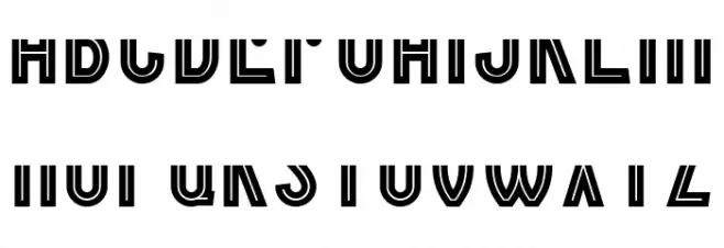 BorderControl-Italic फ़ॉन्ट अपरकेस