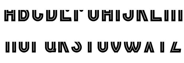 BorderControl-Italic Font LOWERCASE