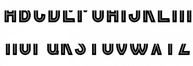 BorderControl-Italic फ़ॉन्ट लोअरकेस