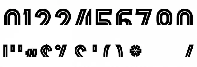 BorderControl Font OTHER CHARS