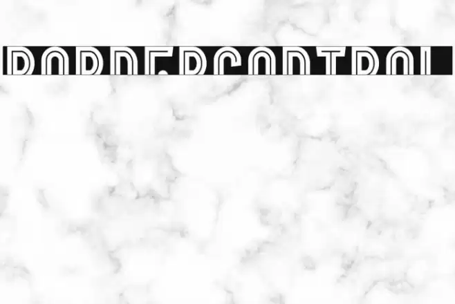 BorderControl Font examples