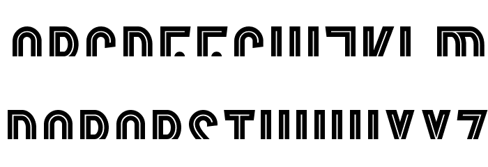 BorderControl Font LOWERCASE