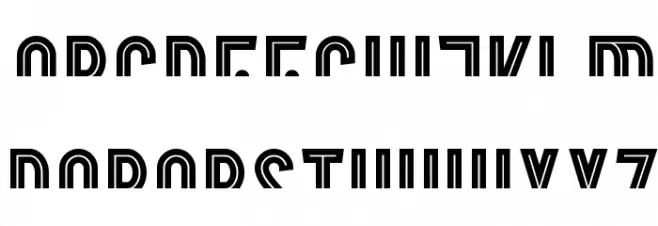 BorderControl 字体 小写