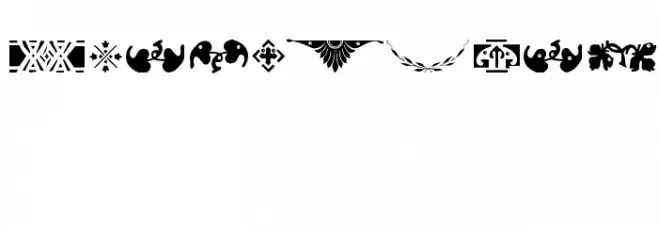 BorderElements Font OTHER CHARS